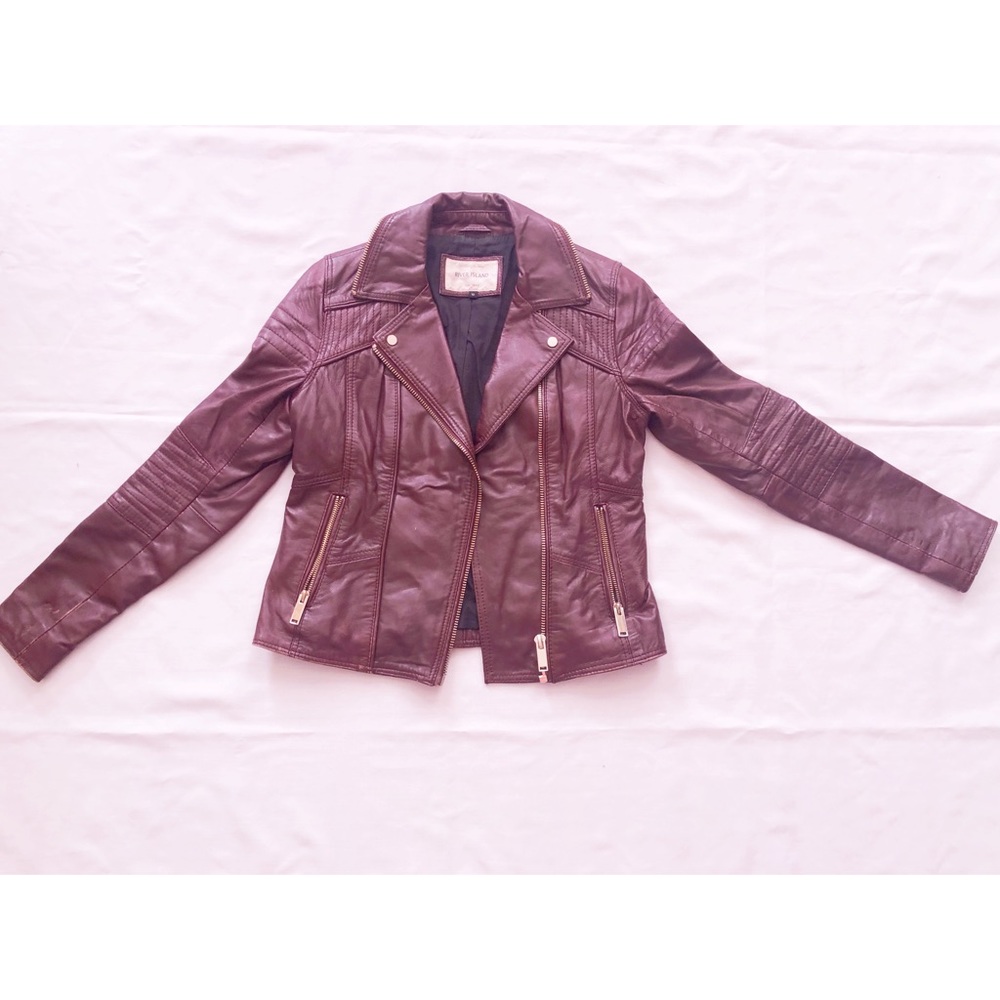 River Island Real Leather Jacket